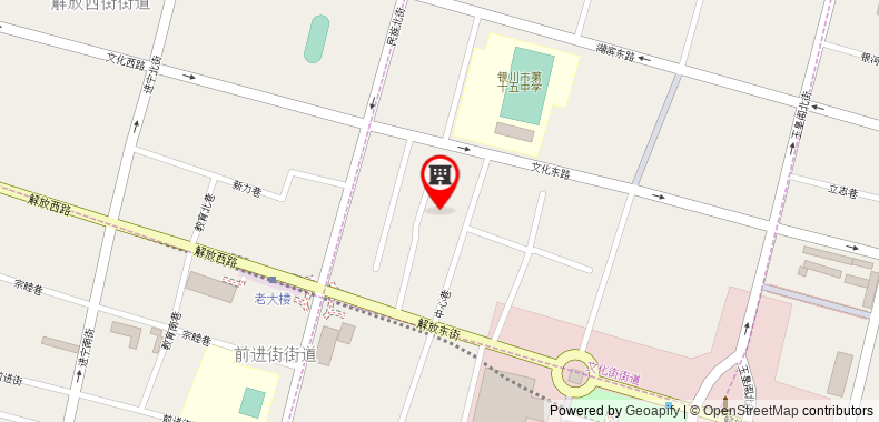 在地图上查看錦江之星銀川老大樓酒店