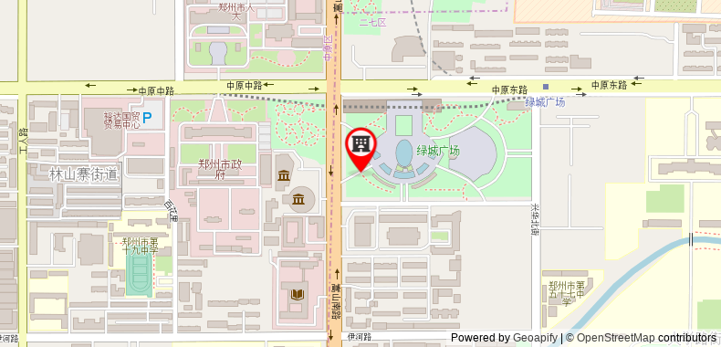 Bản đồ đến Khách sạn Zhengzhou Yuda Palace