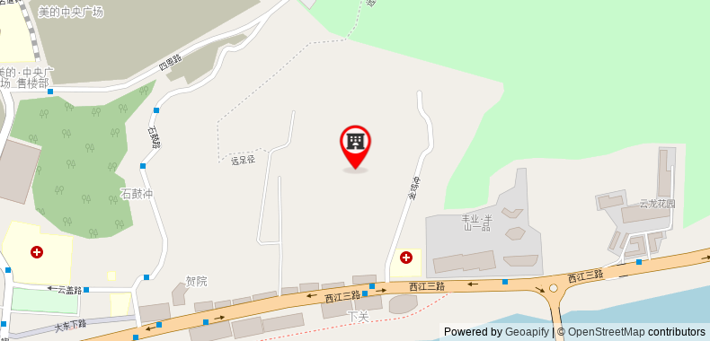 Bản đồ đến City Comfort Inn Wuzhou Qiloucheng