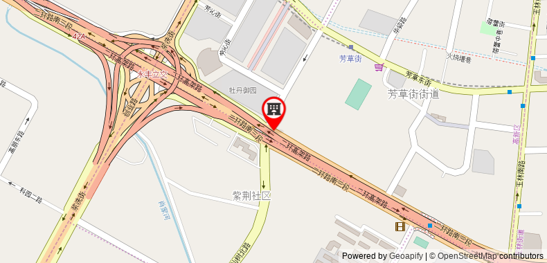 Bản đồ đến Khách sạn Chengdu Minya