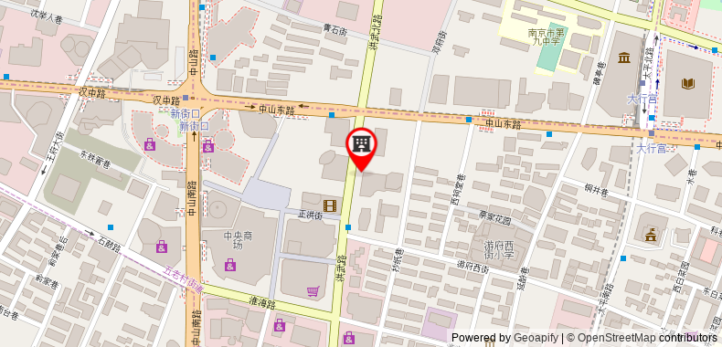 在地图上查看南京金陵飯店