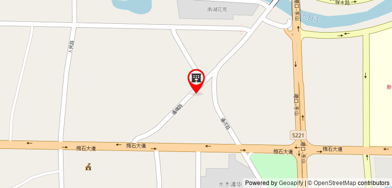 Bản đồ đến 7 Days Inn Xinyu South Shengli Road Branch