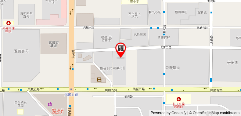 Bản đồ đến Khách sạn Vienna Xian Railway North Station Branch