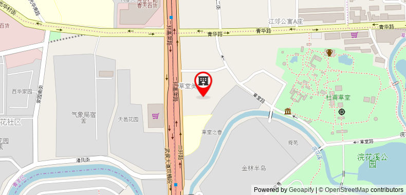Bản đồ đến Khách sạn Chengdu Ren He Spring
