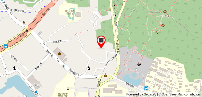Bản đồ đến Magnotel Xiamen University Zhongshan Road