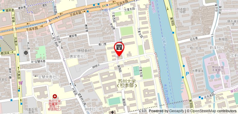 Bản đồ đến Khách sạn Gloria Plaza Suzhou