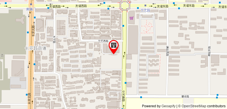 在地图上查看位於西安市中心地鐵口臨近超人氣景點公寓