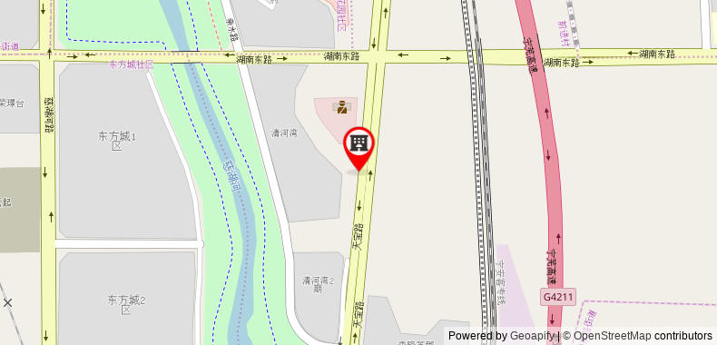 Bản đồ đến Khách sạn Hanting Ma'anshan East Railway Station