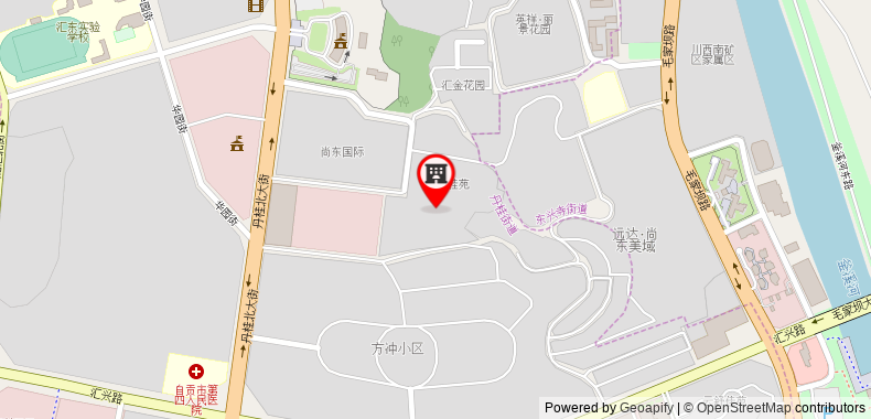 Bản đồ đến 7 Days Inn Zigong Bus Station Branch
