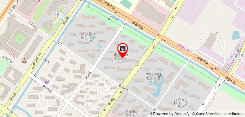 在地图上查看南京仁恒輝盛閣國際公寓