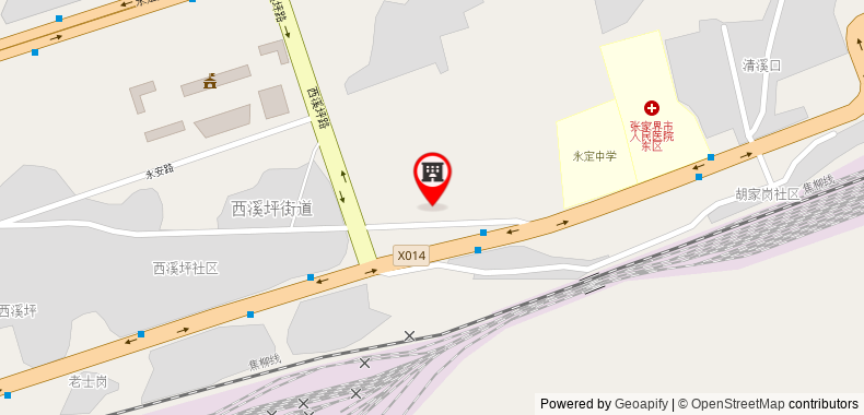 Bản đồ đến Khách sạn Sunshine & Resort Zhangjiajie
