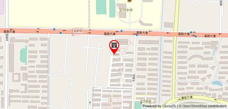 Bản đồ đến Khách sạn Ji Baoji High-tech Zone