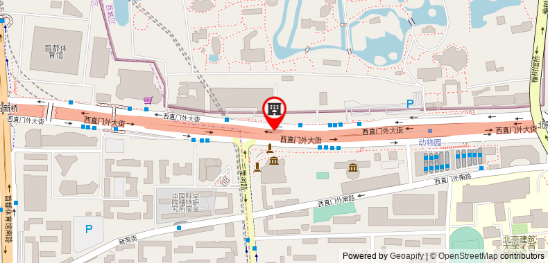Nikko New Century Hotel on maps