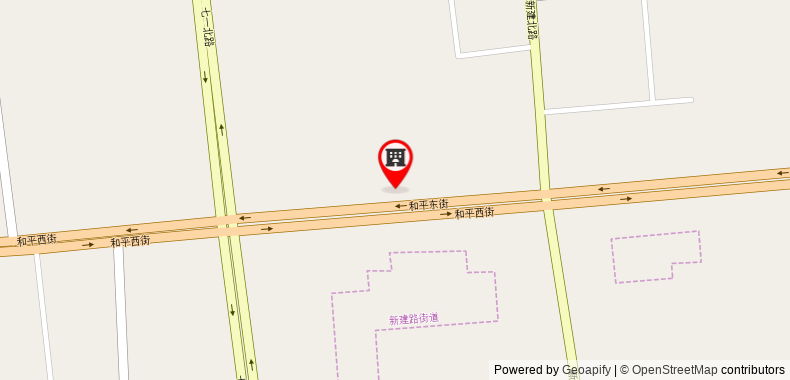Bản đồ đến Khách sạn GreenTree Inn Xinzhou Shi Yuan