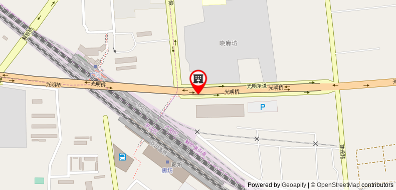 Thank Inn Hotel Hebei Langfang Anci High-Speed Railway Station Yinhe South Road on maps