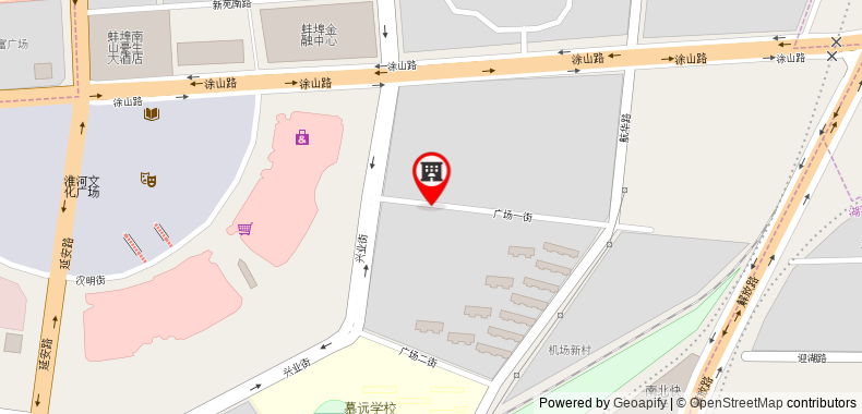 Bản đồ đến Khách sạn Howard Johnson Nanshan Plaza Bengbu