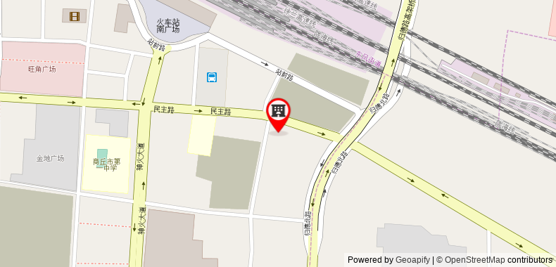 Bản đồ đến Khách sạn IU Shangqiu Kaixuan Road Zhonghuan Square Branch