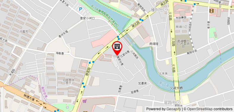 Bản đồ đến City Comfort Inn Tianmen Xincheng Walmart