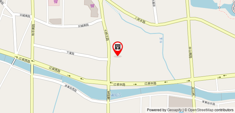 Bản đồ đến Khách sạn New Century Pujiang