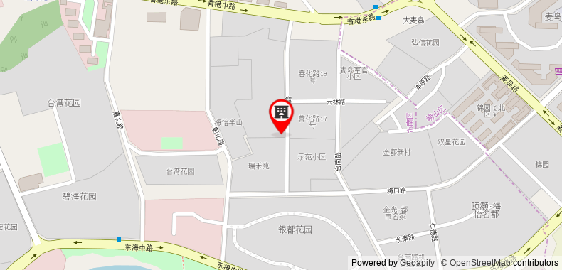 Bản đồ đến Qingdao Villa Inn No.12 Seaside