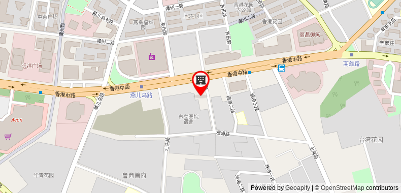 Crowne Plaza Qingdao on maps