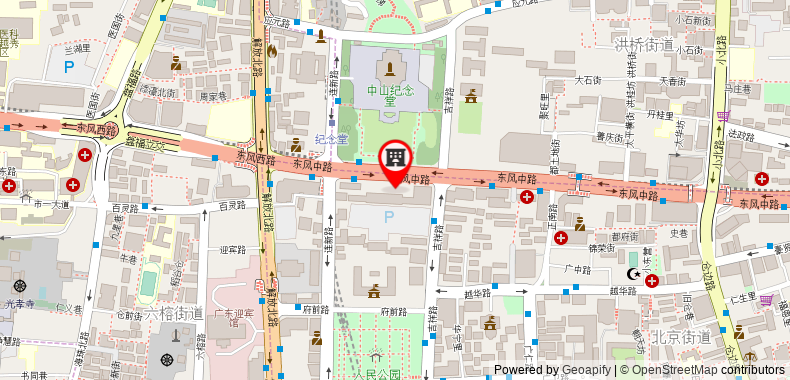 Bản đồ đến Khách sạn Fushang