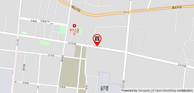 Bản đồ đến Khách sạn Thank Inn Gansu Jiuquan Suzhou District Bell and Drum Tower