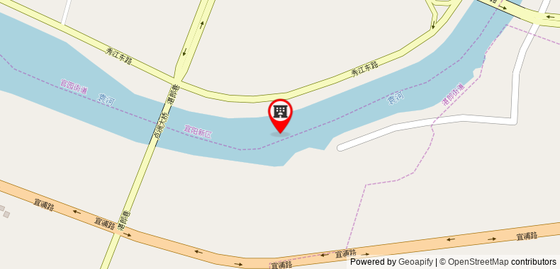 Bản đồ đến Jinjiang Inn Yichun Xiujiang East Road Mingyue Bridge Branch
