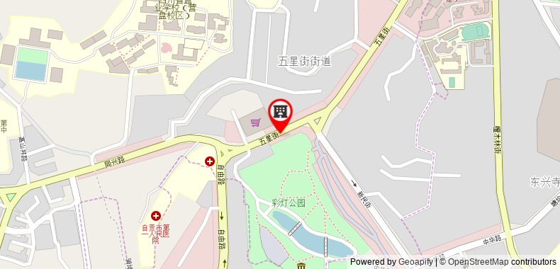 Bản đồ đến Jinjiang Inn Zigong Tongxing Road Branch