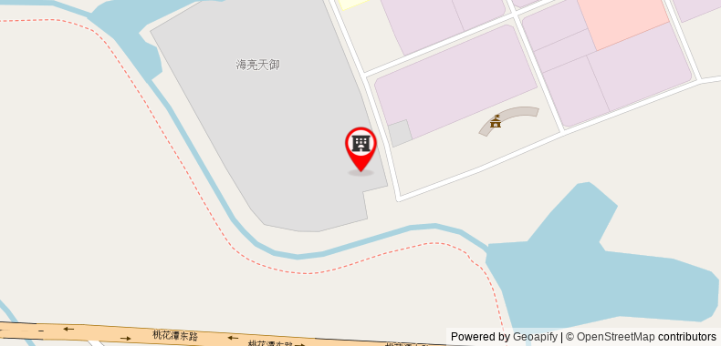 Bản đồ đến Khách sạn GreenTree Eastern Anhui Xuancheng Jinxian East TaohuaTan Road
