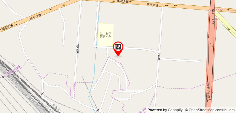 Bản đồ đến Khách sạn GreenTree Alliance  Xinyang Nanjing Road DonGYAng Branch