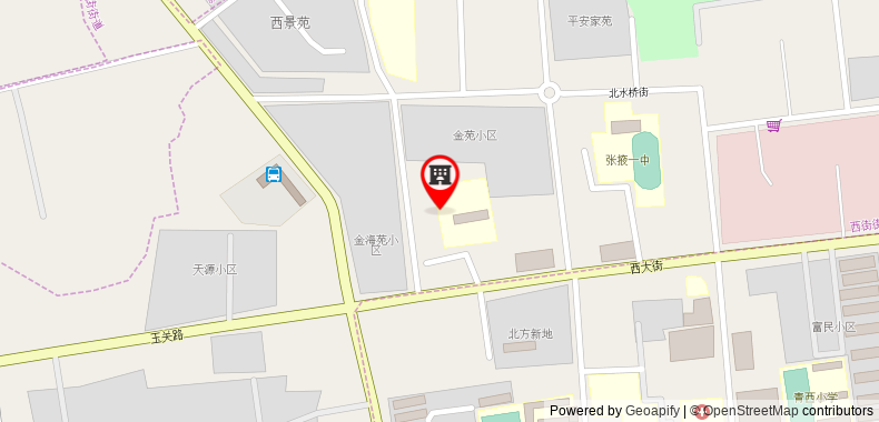 Bản đồ đến 7 Days Premium Zhangye Bus Station Branch