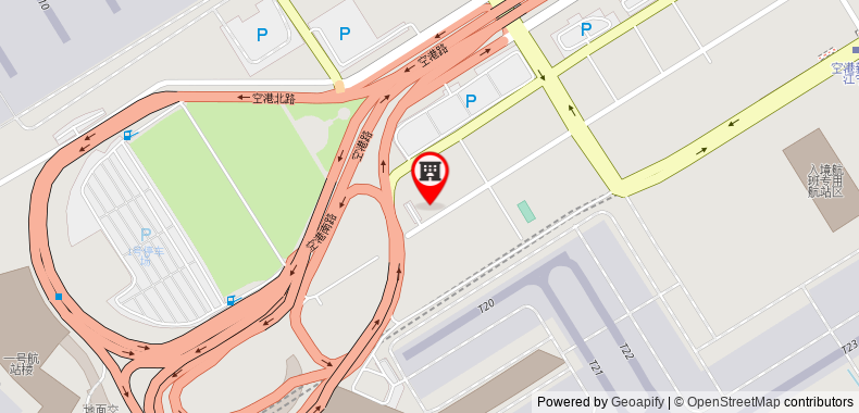 Bản đồ đến Khách sạn Pullman Nanjing Lukou Airport
