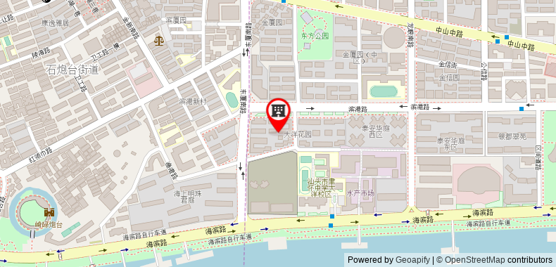 Bản đồ đến Khách sạn GreenTree Inn Guangdong Shantou Haibin Road Chousha Building Business
