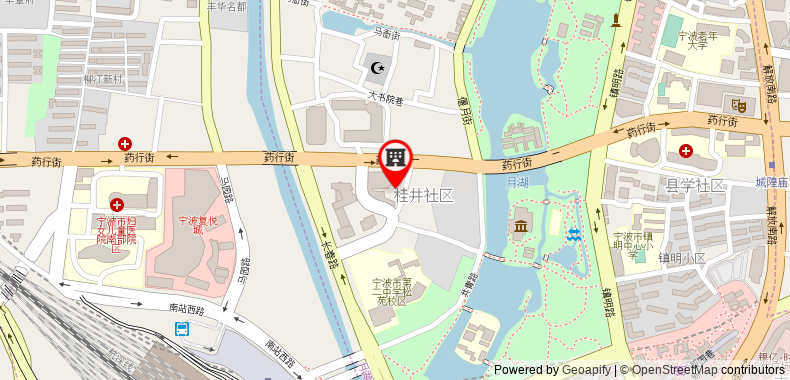Bản đồ đến Khách sạn Ningbo Haiju Grand
