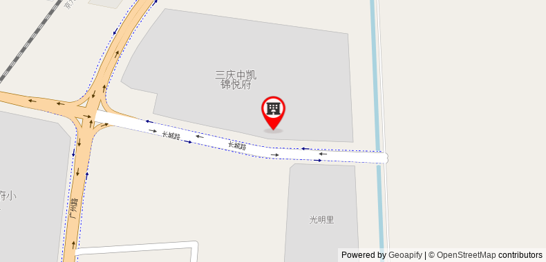 Bản đồ đến Khách sạn GreenTree Inn Heze Changcheng Road Tianhua E-commerce Logistics Park Express
