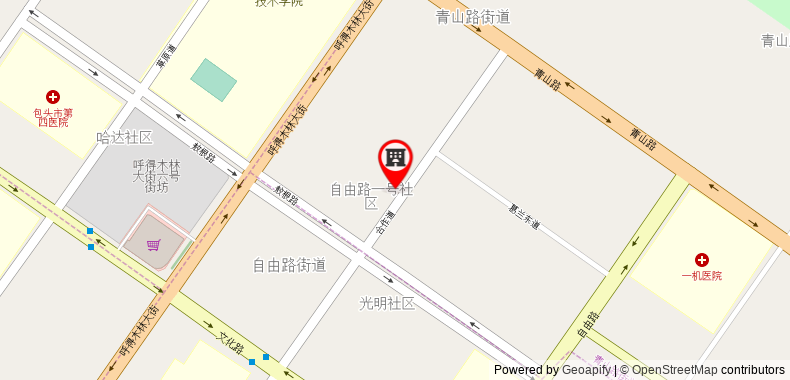 Bản đồ đến Yicheng Inn