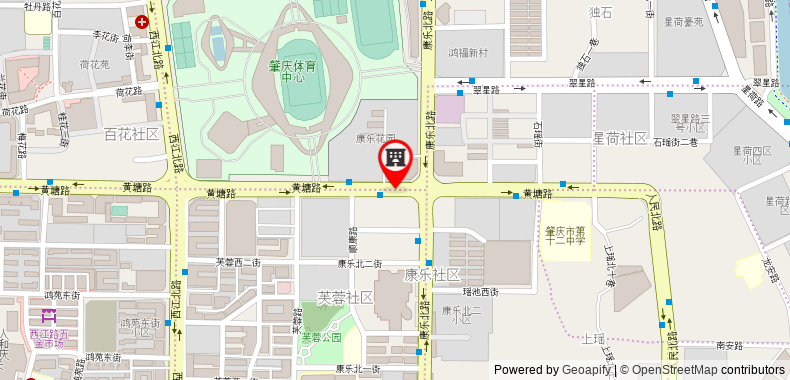 Bản đồ đến Khách sạn Zhaoqing Shanshui Fashion Xijiang Road Branch