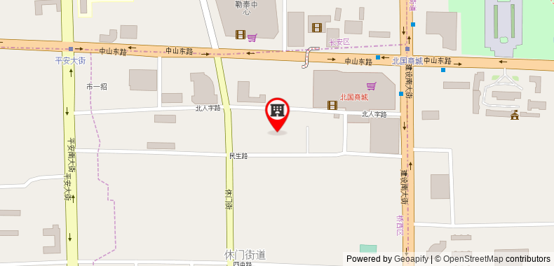 在地图上查看錦江之星石家莊平安大街地鐵站酒店