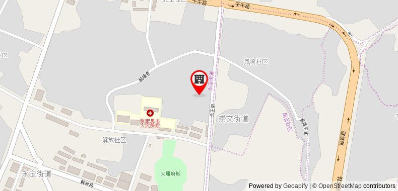 Bản đồ đến Khách sạn Zhangjiajie Beauty Nine Business