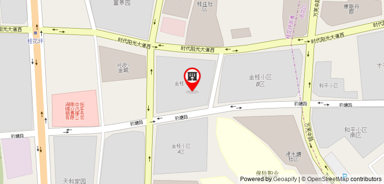 Bản đồ đến Khách sạn Changsha Kingfun International