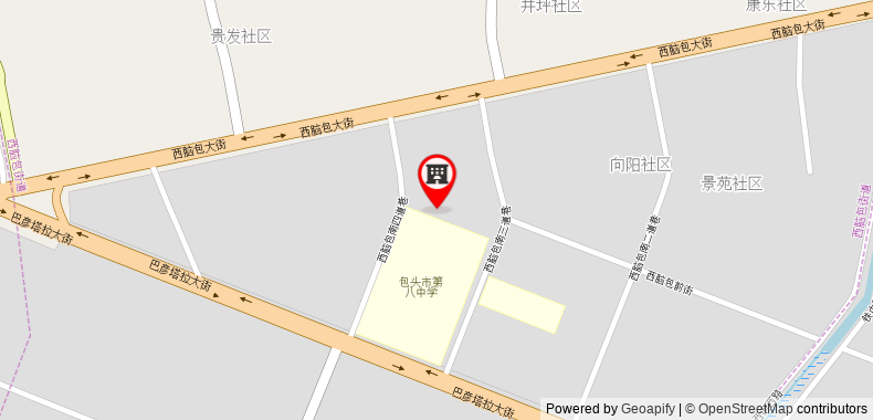 Jinjiang Inn Baotou Donghe Long-Distance Bus Terminal Branch on maps