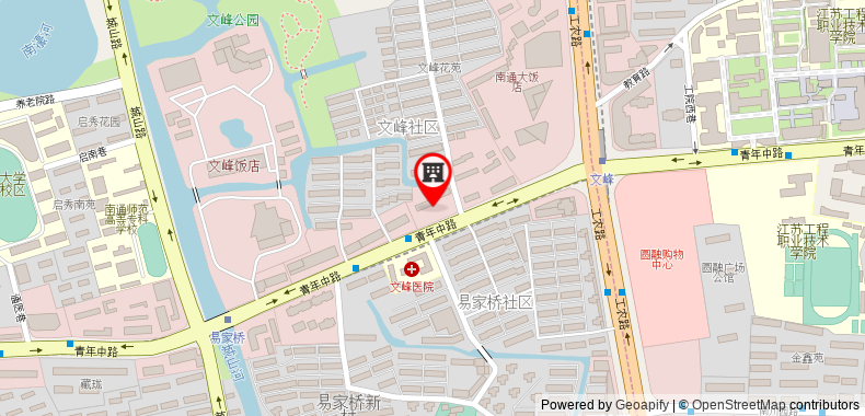 在地图上查看南通文峰飯店
