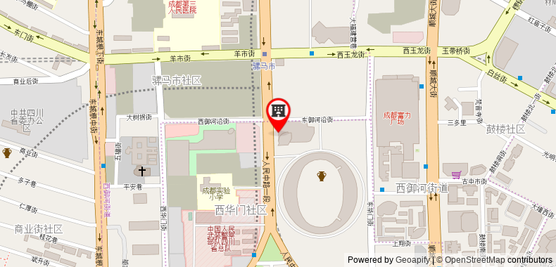 Sheraton Chengdu Lido Hotel on maps