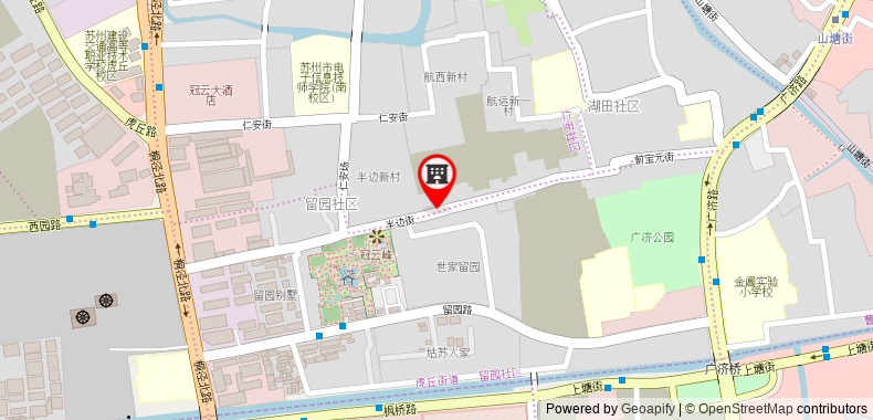 Bản đồ đến Khách sạn Glamor Suzhou