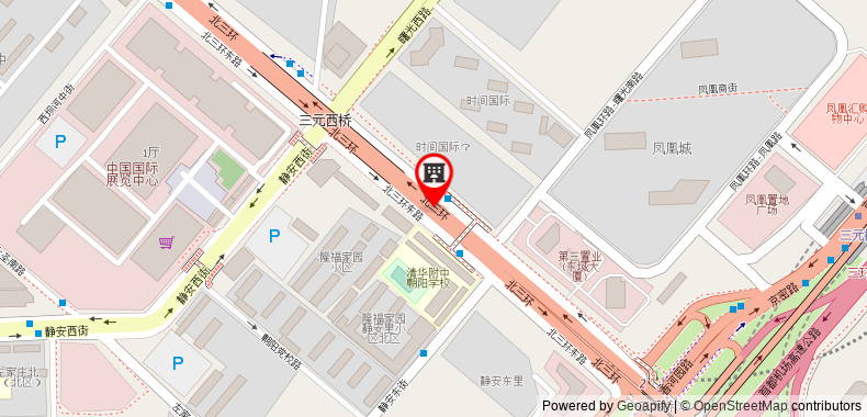 Beijing Royal Grand Hotel on maps