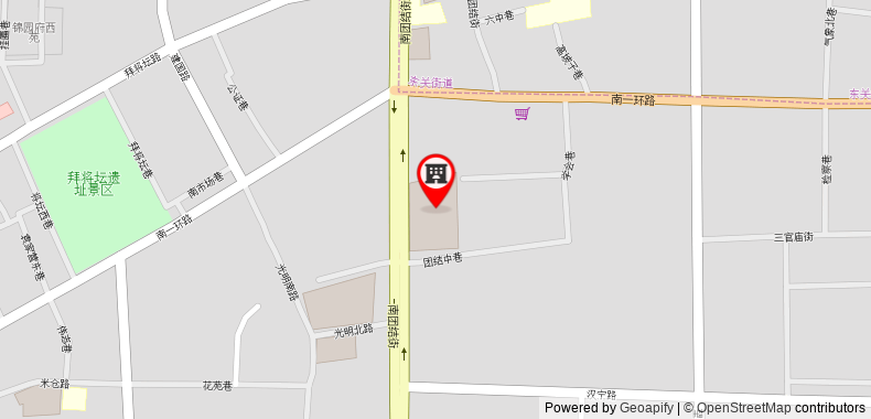 Bản đồ đến Khách sạn Hanzhong Atour
