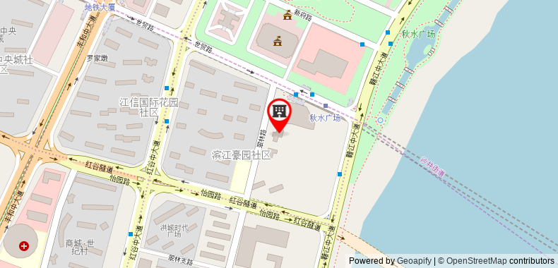 Bản đồ đến Khách sạn Hanting Nanchang Honggutan Causeway Bay Plaza