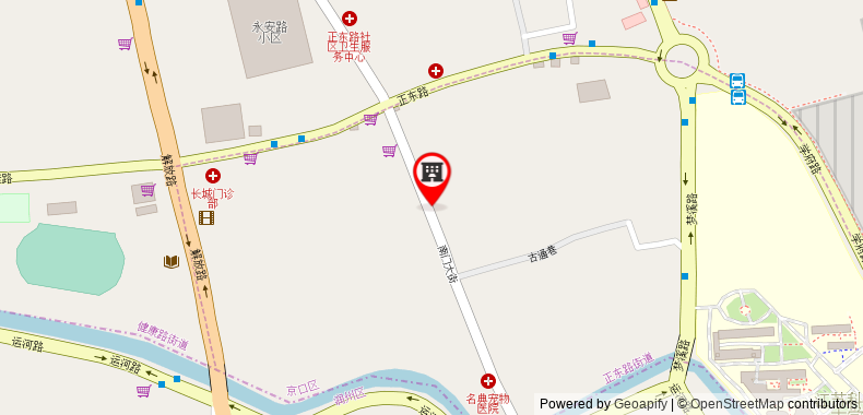 Bản đồ đến Khách sạn GreenTree Inn ZhenJiang JieFang Road JiangSu University Affiliated Hospital Express