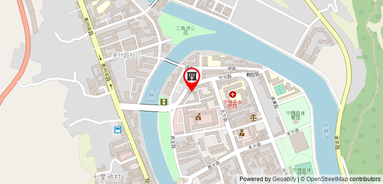 Bản đồ đến Khách sạn Urban Garden Ningqiang Wanyu Plaza